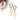 Chunky Cross Hoop - The Piercery