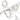 Double Open Gemmed Clicker Hoop - The Piercery