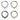 Gemstone Leaf Clicker Hoop - The Piercery