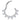 7 Front Facing Pear Gemmed Clicker Hoop
