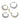 Solid Gold Butterfly Gemmed Hoop